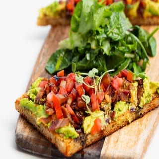 Avo + Bacon Toast